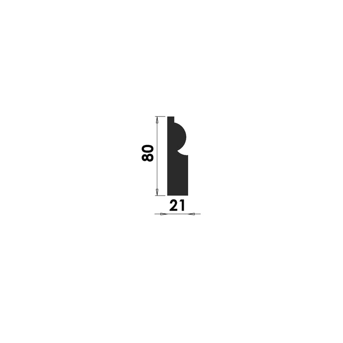 Torus Architrave - 80mm x 21mm - A105