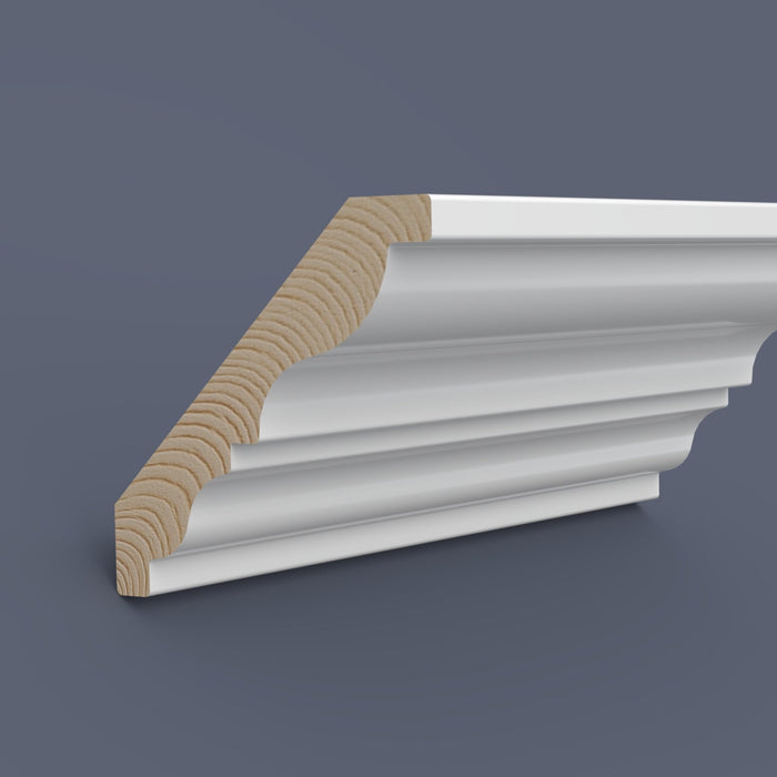 Lambs Tongue Cornice - 90 x 90mm - C106