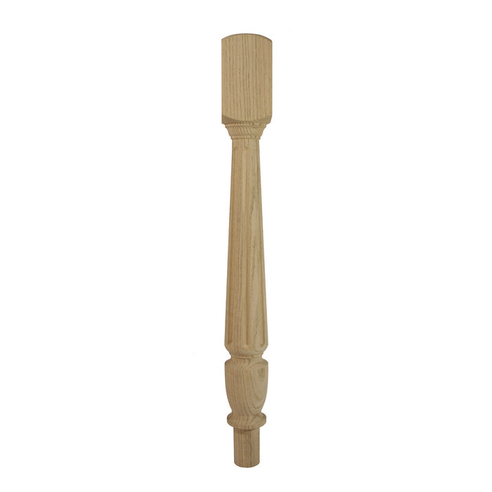 Oak Fluted Newel Turn - 725mm *