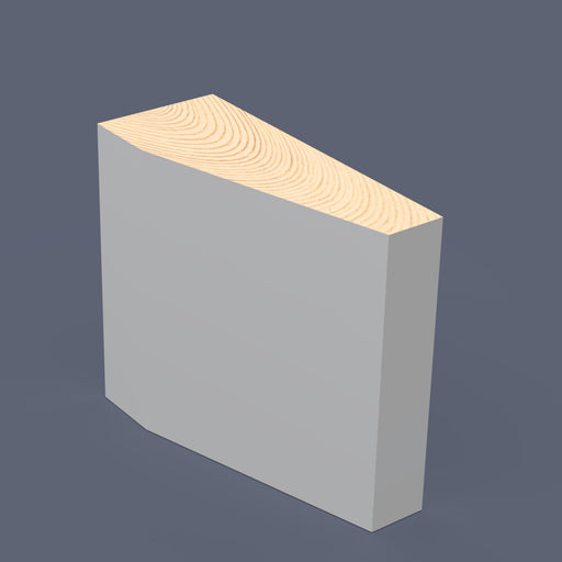 Bevelled Plinth Block - 112mm x 44mm - P102