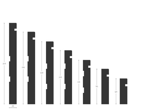 Single Groove Skirting Board - S1007 - Fixed Lengths (3.0m)