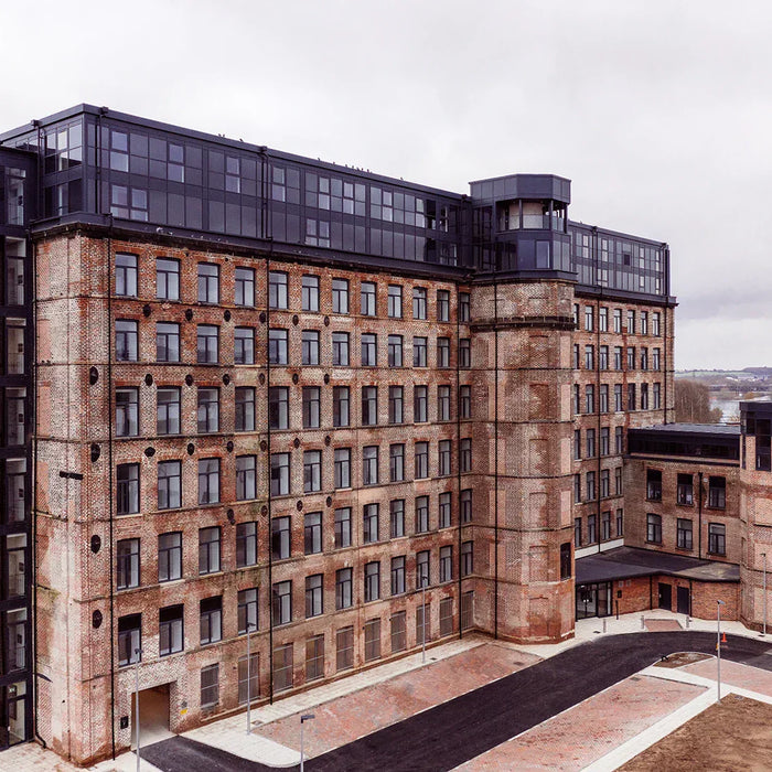 Victoria Riverside mill conversion with bespoke timber windows and doorsets manufactured by Timbermate UK for this Leeds regeneration project.
