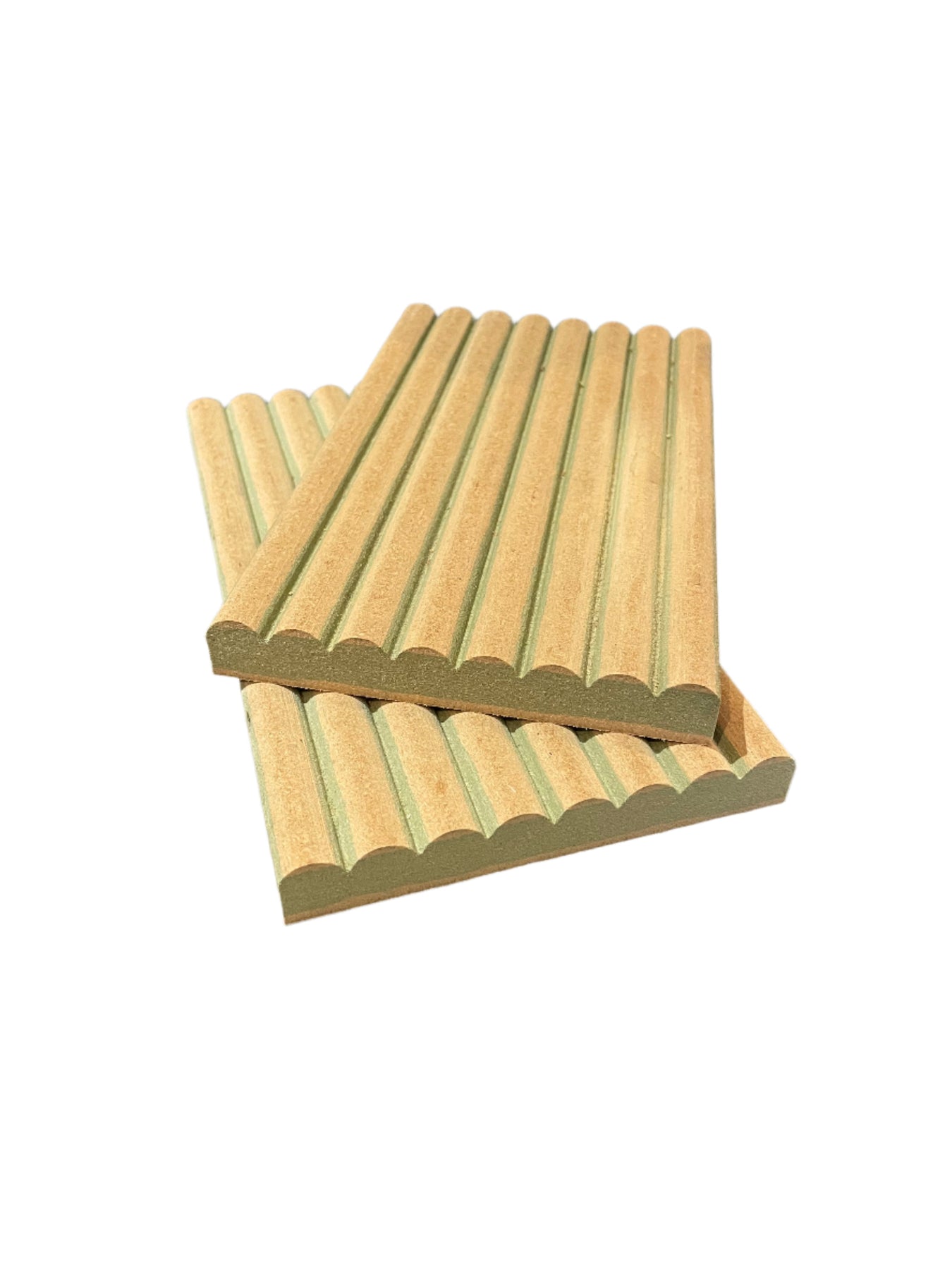 image of our ribbed panels produced from Hydrofugo MDF