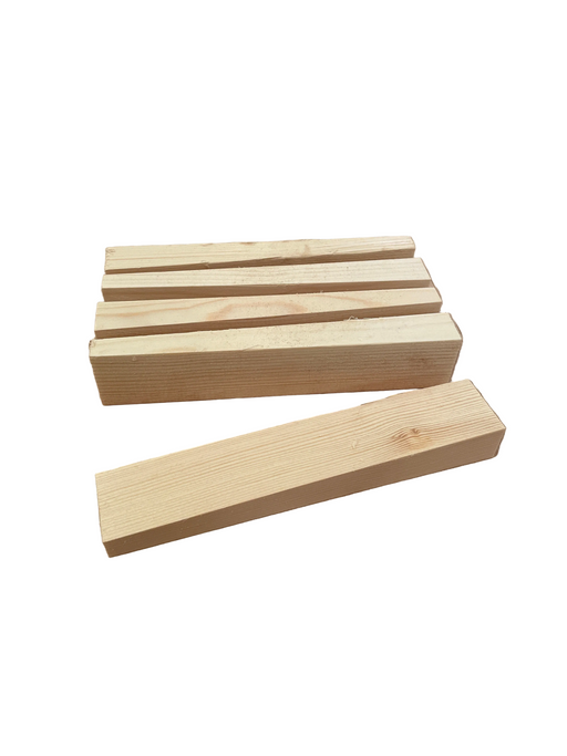 125 × 25 Softwood Wooden Wedges – Door Fitting Shims & Packers (15mm Taper to 0)