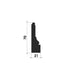 A110 architrave cross-section, 70×21mm with quirked bead and ogee profile