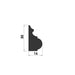 Ogee and Bead Panel Bead - 30mm x 16mm - B117
