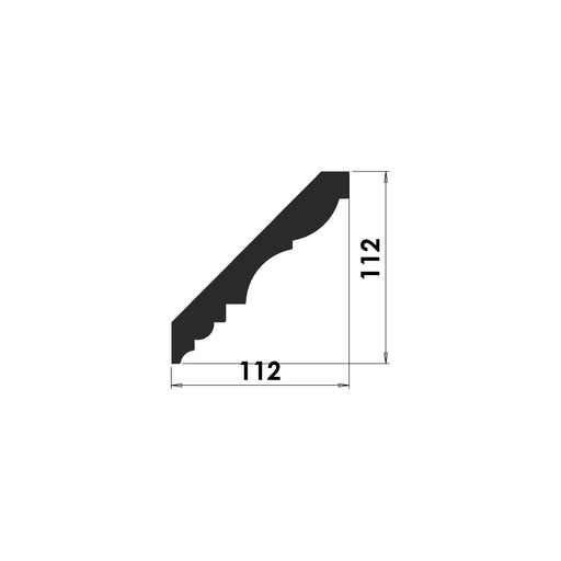 Ovolo Cornice - 112 x 112mm - C105