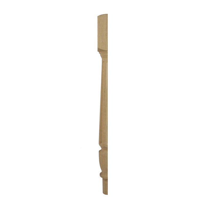 Oak Fluted Newel Turn - 725mm *