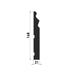 Georgian Skirting Board - 168mm x 21mm - S101