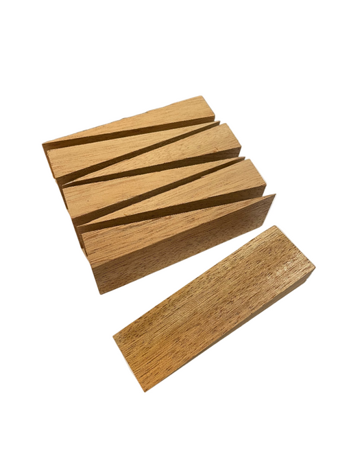 80 × 30 Sapele Wooden Wedges – Hardwood Door Fitting Shims & Packers (20mm Taper to 0)