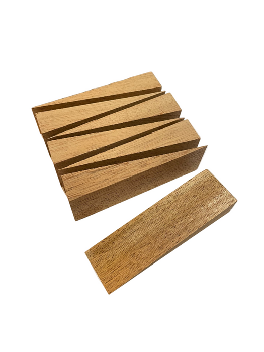 80 × 30 Sapele Wooden Wedges – Hardwood Door Fitting Shims & Packers (18mm Taper to 0)